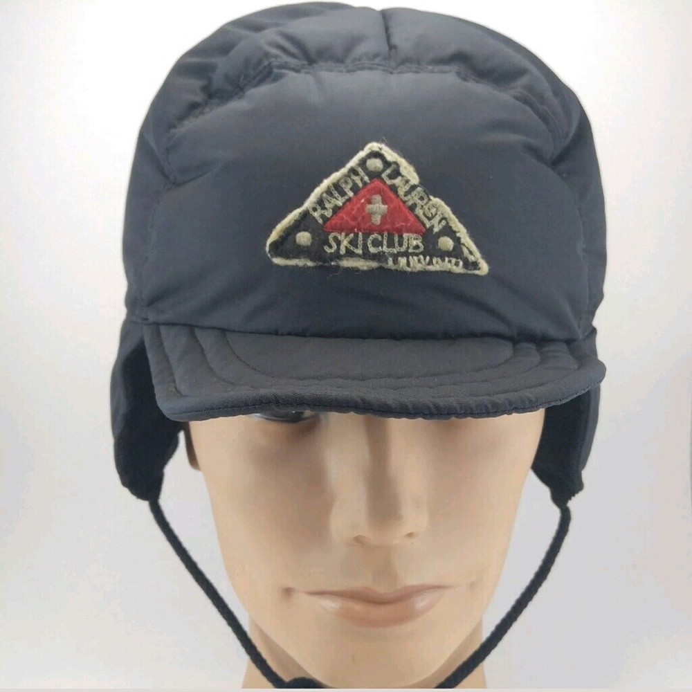 VTG Polo Ralph Lauren Ski Club Hat Trapper S/M
